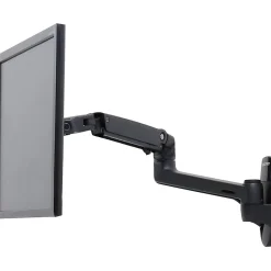 Ergotron LX Adjustable 1 Arm Wall Mount, Up to 34" Monitor, Matte Black (45243224)* Monitor Mounts & Stands