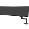 Ergotron LX Adjustable Dual Direct Arm Mounting Arm, 25" Screen Support, Matte Black (45489224)* Ergonomic Monitor & Laptop Stands