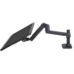 Ergotron LX Desk Adjustable Single Arm 2-Piece Clamp & Grommet Mount, 34" Screen Support, Black (45-241-224)* Monitor Mounts & Stands