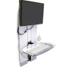 Ergotron StyleView Vertical Lift Adjustable High Traffic Area, 24" Screen Support, White (60-593-216)* Monitor Mounts & Stands