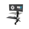 Ergotron WorkFit-S Dual Monitor Stand, Up to 24" Monitors, Black (33-349-200)* Monitor Mounts & Stands