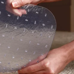 Clearance E.S. Robbins Anchormat Carpet Chair Mat, 46" x 60'', Low-Pile, Clear (ESR120321) Chair Mats