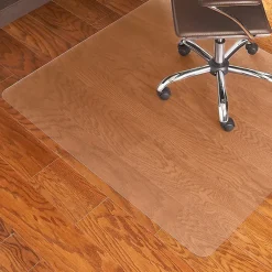 Hot E.S. Robbins Anchormat Chair Mat for Hard Floors, 46"W x 60"H, Clear (ESR131826) Chair Mats