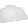 Clearance Crystal Pane Carpet Chair Mat with Lip, 45" x 53'', Medium-Pile, Clear (ESR-122271) Chair Mats