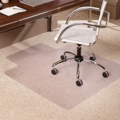 Outlet EverLife Carpet Chair Mat with Lip, 45" x 53'', Medium-Pile, Clear (128173) Chair Mats