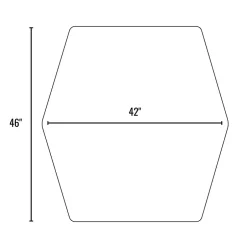 Discount E.S. Robbins Game Zone Chair Mat, 42