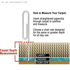 Discount E.S. Robbins Game Zone Chair Mat, 42