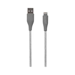 Power Cables<ESI Wireless Gear 6' USB-A to Lighting Power Cable, Male to Male, White/Gray (BL1772)