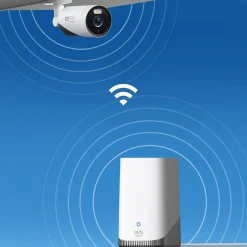 Security Cameras & Systems<eufy Outdoor Wireless Add-On Security Camera, White (T8600121)