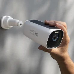 Security Cameras & Systems<eufy Outdoor Wireless 4K Security Camera, White (T8134121)