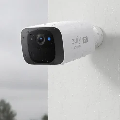 Security Cameras & Systems<eufy SoloCam C210 Indoor/Outdoor Wireless 2 Security Cameras, White (T8B00122)
