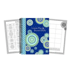 Sale Blue Harmony 160 Pages Lesson Planner and Record Book, Each (EU-866273) Grade Books