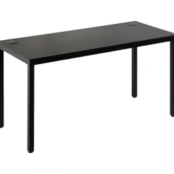 Ergonomic 55"W Computer Desk, Black (CD008) Computer Desks