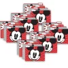 Eureka Mickey Mouse Throwback File Folders, Straight Cut, Letter Size, Assorted Colors, 4/Pack, 6 Packs/Bundle(EU-866443-6)