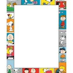 Discount Peanuts Comic Blocks Computer Paper, 50 Sheets Per Pack, 3 Packs (EU-812112-3) Classroom Paper