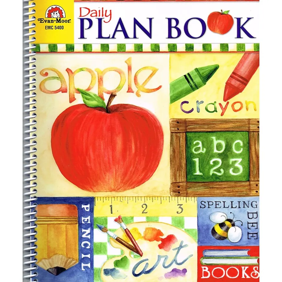 Outlet Educational Publishers School Days Daily Plan Book, 98 Pages, Pack of 2 (EMC5400-2) Grade Books