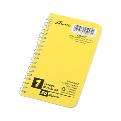Evidence 1-Subject Pocket Notebook, 3" x 5", Narrow Ruled, 50 Sheets (25-095R) Outlet