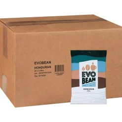Coffee<Evo Bean Honduran Ground Coffee, Frac Pack, 2.25 Oz., 24/Carton (68802)