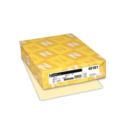 Discount 90 lb. Index Paper, 8.5" x 11", Ivory, 250 Sheets/Pack (49181) Card Stock