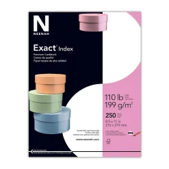 Hot 110 lb. Index Paper, 8.5" x 11", White, 250 Sheets/Pack (40508) Card Stock