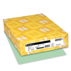 Best 110 lb. Index Paper, 8.5" x 11", Green, 250 Sheets/Pack (WAU49561) Card Stock
