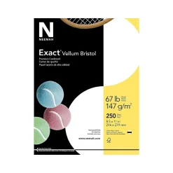 Discount Vellum Bristol Vellum Bristol 67 lb. Cardstock Paper, 8.5" x 11", White, 250 Sheets/Pack (80218 / 81318) Card Stock