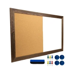 New Combination Dry-Erase Whiteboard, Wood Frame, 3' x 2' (EGP-HD-0078) Dry Erase