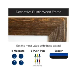 New Combination Dry-Erase Whiteboard, Wood Frame, 3' x 2' (EGP-HD-0078) Dry Erase