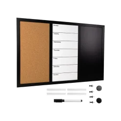 Hot Combination Board, Wood Frame, 15" x 23.5" (EGP-HD-0317) Dry Erase