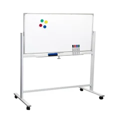 Online Dry-Erase Mobile Whiteboard, Aluminum Frame, 48" x 32" (EGP-HD-0066) Dry Erase