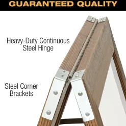 Outlet Excello Global Products Indestructible A-Frame Whiteboard, 40