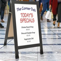 Best Excello Global Products Indestructible A-Frame Whiteboard, 40