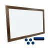 Online Magnetic Dry-Erase Whiteboard, Rustic Wood Frame, 3' x 2' (EGP-HD-0077) Dry Erase