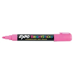 Expo BrightSticks Wet Erase Markers, Bullet Tip, Assorted, 5/Pack (14075) Sale