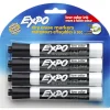 Expo Dry Erase Markers, Chisel Tip, Black, 4/Pack (80661) Outlet