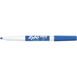 Expo Dry Erase Markers, Fine Tip, , 12/Pack (86003) Blue Outlet