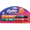 Expo 2-in-1 Dry Erase Markers, Chisel Tip, Assorted, 2/Pack (1944654) Clearance