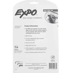 Expo Magnetic Dry Erase Markers, Chisel Tip, Assorted, 8/Pack (1944741) Clearance