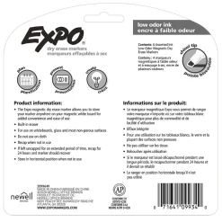 Expo Magnetic Dry Erase Markers, Chisel Tip, Assorted, 4/Pack (1944728)