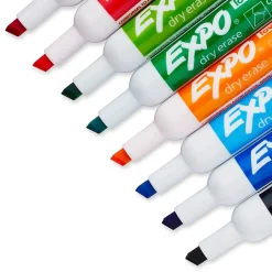 Expo Tank Dry Erase Markers, Chisel Tip, Assorted Inks, 8/Pack (1743032) Hot