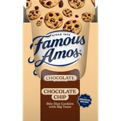 Cookies<Famous Amos Wonders From the World Chocolate Cookies, 3 oz., 6/Box (FEU05908)