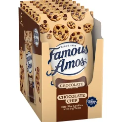 Cookies<Famous Amos Wonders From the World Chocolate Cookies, 3 oz., 6/Box (FEU05908)