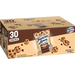 Cookies<Famous Amos Wonders From the World Chocolate Cookies, 1 oz., 30/Carton (FEU06101)