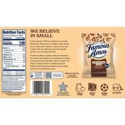 Cookies<Famous Amos Wonders From the World Chocolate Cookies, 1 oz., 30/Carton (FEU06101)