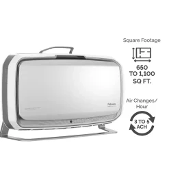 Air Purifiers<Fellowes AeraMax Pro AM4S H13 True HEPA Standing Air Purifier, Silver (9451201)