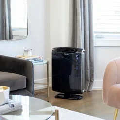 Air Purifiers<Fellowes AeraMax,True HEPA Console Air Purifier, Black (9286201/AEAAMAX)