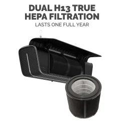 Air Purifiers<Fellowes Array AC2 True HEPA Ceiling Mounted Air Purifier, 5-Speed, Black (5889202)