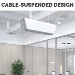 Air Purifiers<Fellowes Array AC2 True HEPA Ceiling Mounted Air Purifier, 5-Speed, White (5889201)