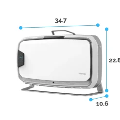 Air Purifiers<Fellowes Array AS2 True HEPA Floor-Standing Air Purifier, 5-Speed, White (5884501)