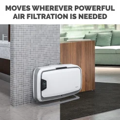 Air Purifiers<Fellowes Array AS2 True HEPA Floor-Standing Air Purifier, 5-Speed, White (5884501)